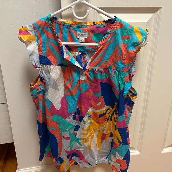 J.Crew Colorful Sleeveless Top - Picture 1 of 3